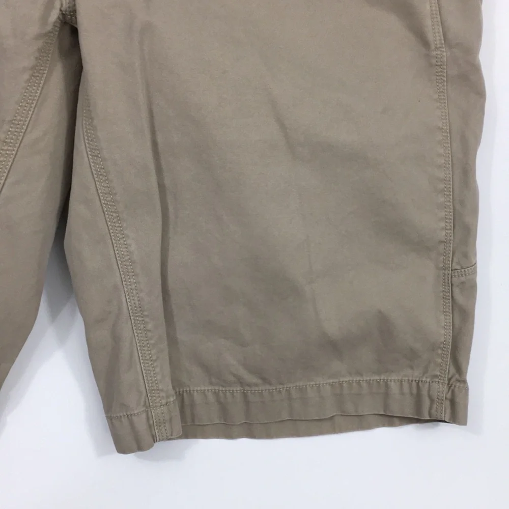 The North Face Tan Chino‎ Shorts Mens Medium Flat Front 100% Cotton